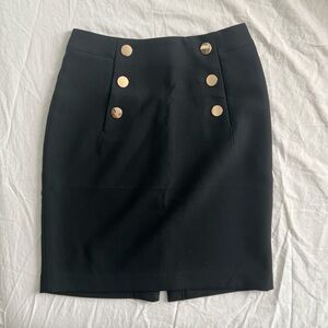 H&M Black Pencil Skirt size 4